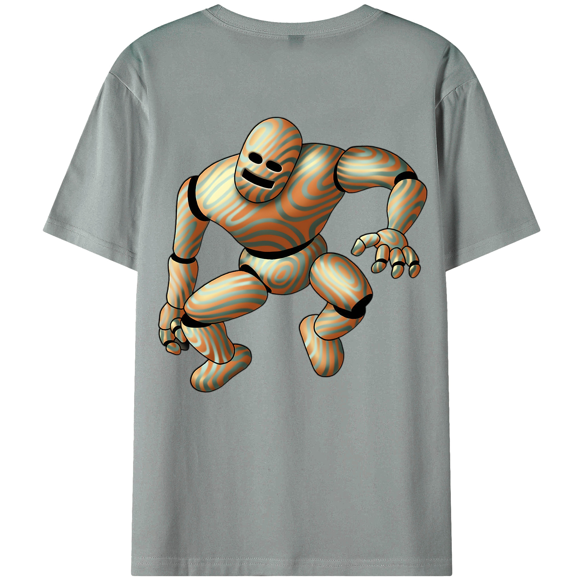 （画像用） ドラゴンクエスト Doragon Kuesuto Dragon Quest 綿100％ メンズ半袖Tシャツ（バックプリント） 通気性